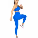 Dalia royal blue matching set with strappy top