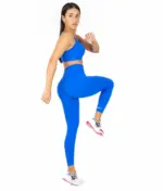 Dalia royal blue matching set with strappy top