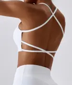 Estela white strappy top