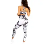 Fiona black & white matching set with strappy top