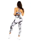 Fiona black & white matching set with strappy top