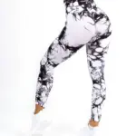 Fiona black & white push up leggings
