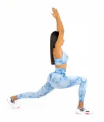 Fiona blue matching set with strappy top - Image 2