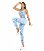 Fiona blue matching set with strappy top
