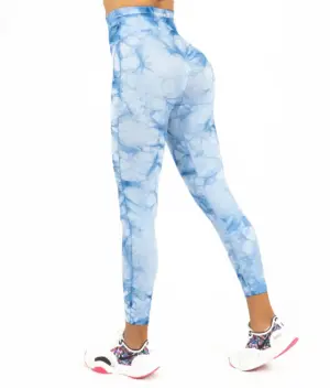 Fiona blue push up leggings