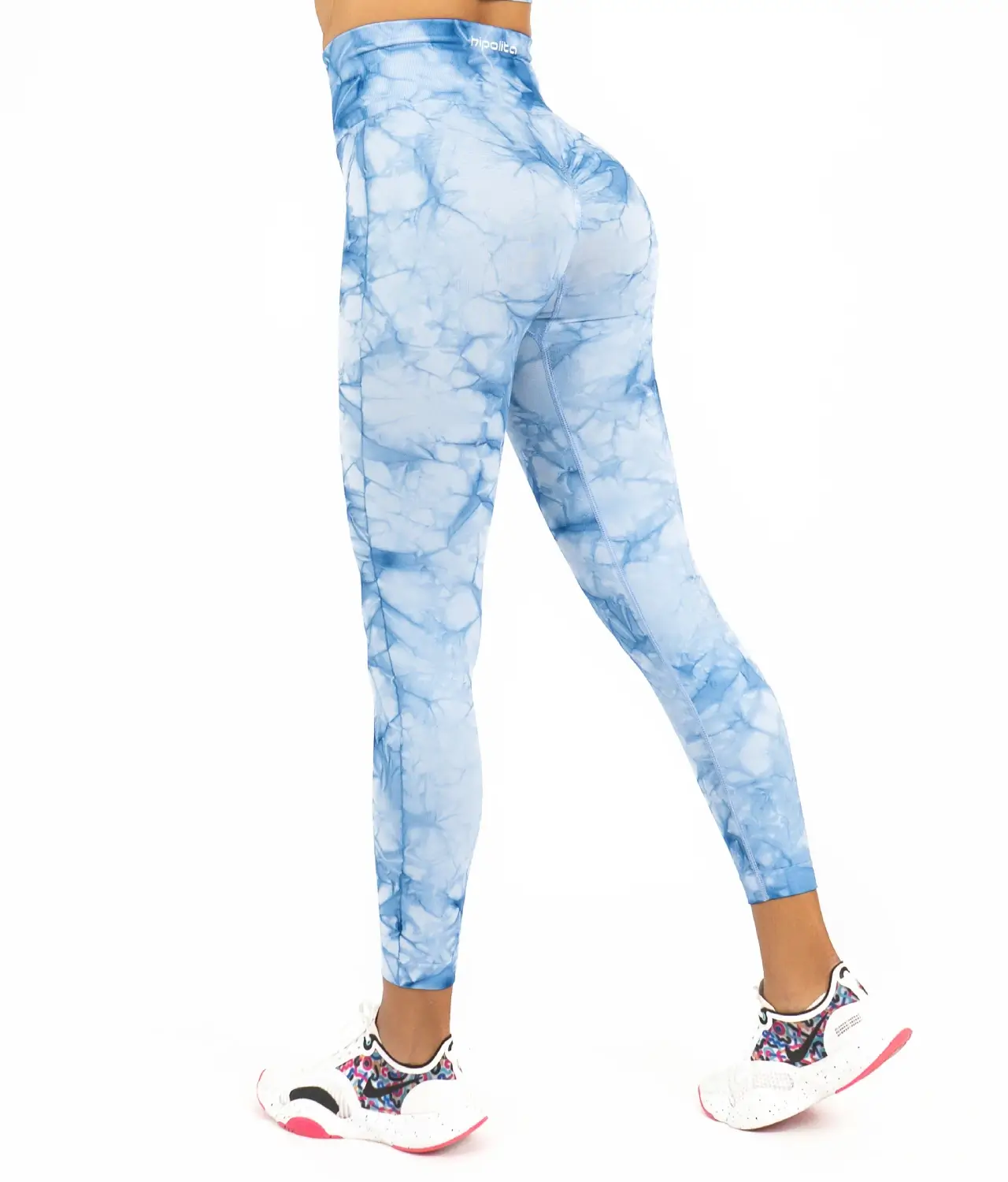 fiona-blue-push-up-helanke-2 Fiona blue push up leggings - Image 1