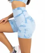 Fiona blue push up shorts - Image 2