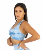 Fiona blue top with straps