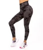 Fiona gray & black push up leggings - Image 3