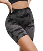 Fiona gray & black push up shorts - Image 2