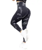 Maya gray/black push up leggings