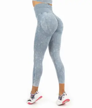 Perfect body blue push up leggings
