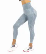 Perfect body blue push up leggings - Image 4