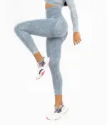 Perfect body blue push up leggings - Image 3