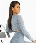 Perfect body blue top with long sleeves - Image 3