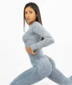 Perfect body blue top with long sleeves - Image 4