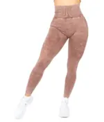 Perfect body brown push up leggings - Image 2