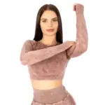 Perfect body brown top with long sleeves