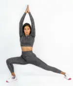 Perfect body dark gray set with long sleeve top - Image 3