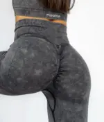 Perfect body dark gray push up leggings - Image 4