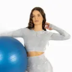 Perfect body platinum top with long sleeves