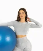 Perfect body platinum top with long sleeves