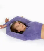 Perfect body purple top with long sleeves - Image 2