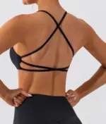 Reina black strappy top - Image 2