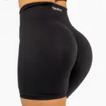 Selena black push up shorts