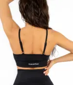 Selena black top with straps - Image 2