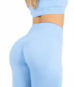 Selena blue push up leggings - Image 4
