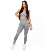 Selena gray matching set with strappy top - Image 2