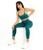 Selena green matching set with strappy top - Image 4