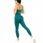 Selena green matching set with strappy top