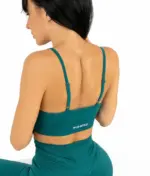 Selena green top with straps - Image 5