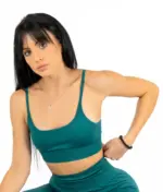 Selena green top with straps - Image 6